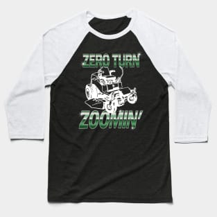 Zero Turn Zoomin' ZTM lawn mower design Baseball T-Shirt